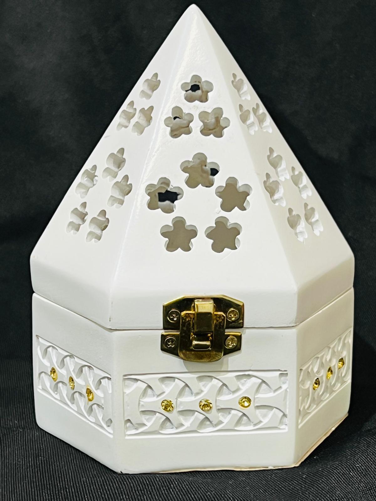 White Wooden Incense burner